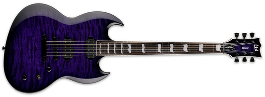 ESP LTD VIPER-1000FM Electric Guitar See Thru Purple Burst
