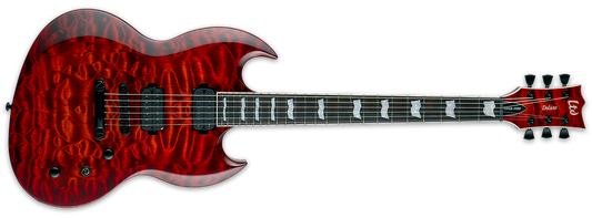 ESP LTD VIPER-1000 QM Electric Guitar Tiger Eye Sunburst