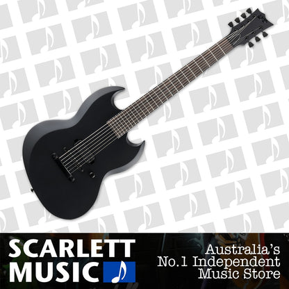 ESP LTD VIPER-1007 Black Metal Electric Guitar Black Satin — view 2