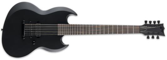 ESP LTD VIPER-1007 Black Metal Electric Guitar Black Satin