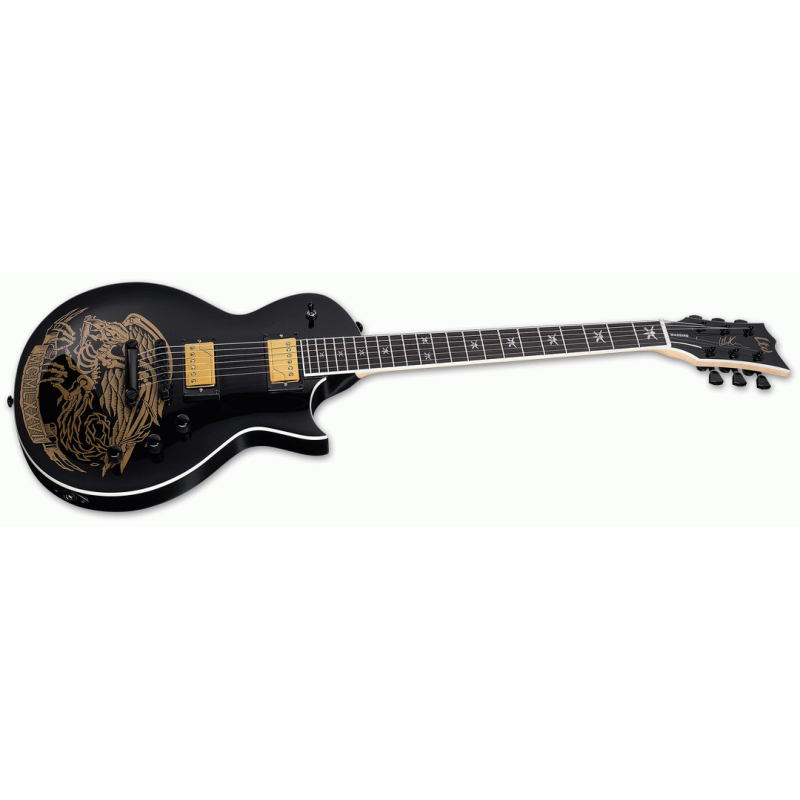 ESP LTD Will Adler Signature WA-Warbird Black Gold Guitar — view 3