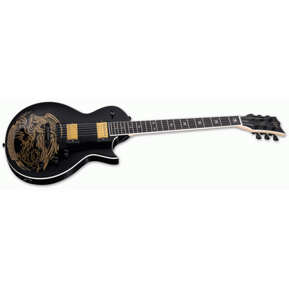 ESP LTD Will Adler Signature WA-Warbird Black Gold Guitar — view 3