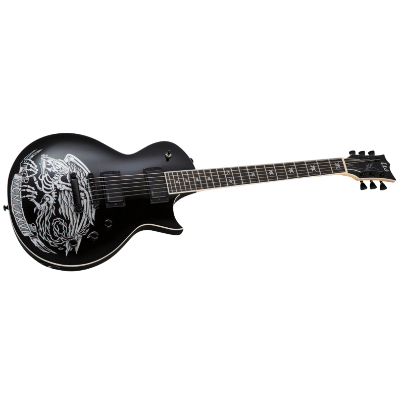 LTD Will Adler Signature WA-WARBIRD Electric Guitar with Fishman Fluence Pickups Black/Graphite — view 3
