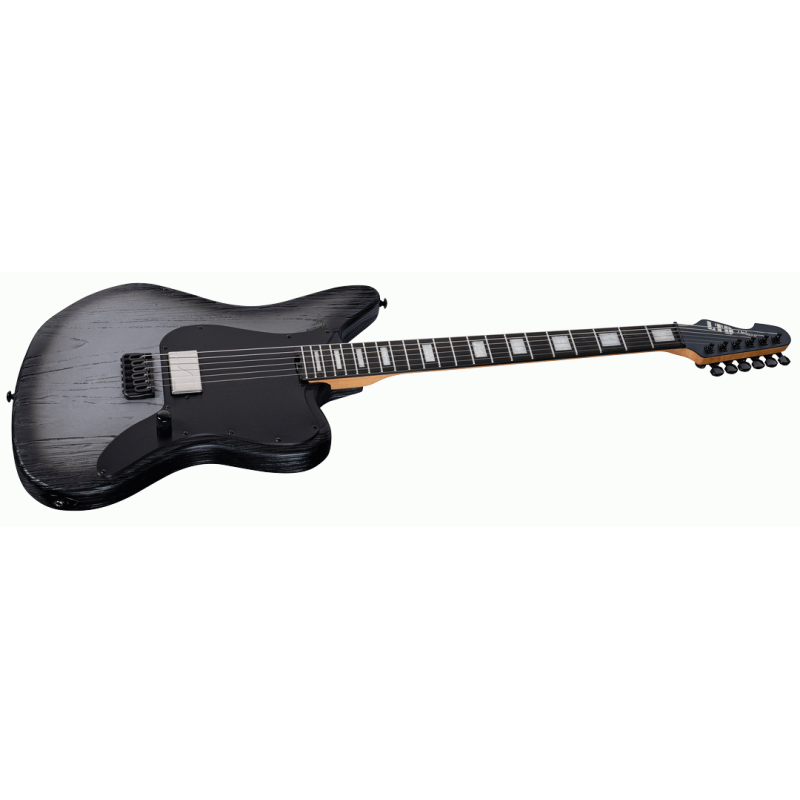 ESP LTD XJ-1 Baritone HT Silver Blast Electric Guitar — view 3
