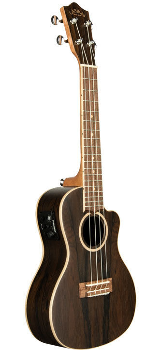 Lanikai Ziricote Series Concert AC/EL Ukulele with Fishman Kula Preamp and Gig Bag — view 3