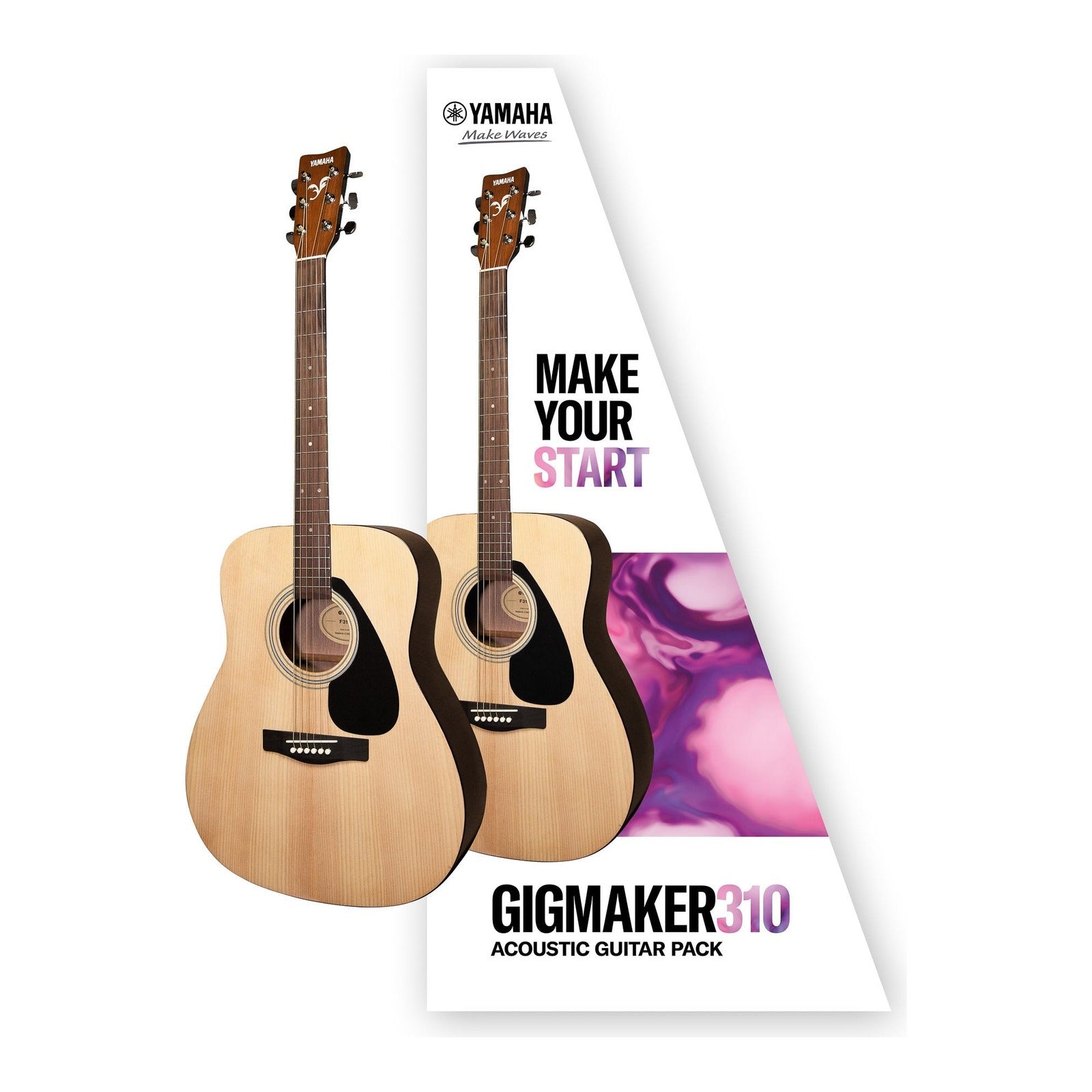 Yamaha Gigmaker 310 Acoustic Guitar Pack - Natural — view 3