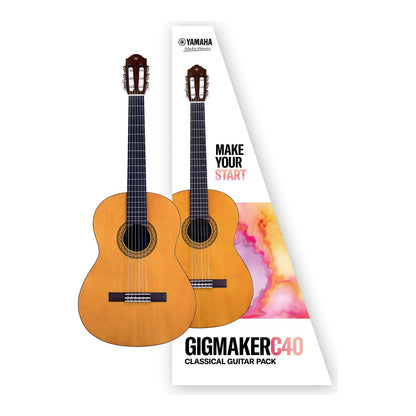Yamaha Gigmaker C40 Classical Guitar Pack - Natural — view 6