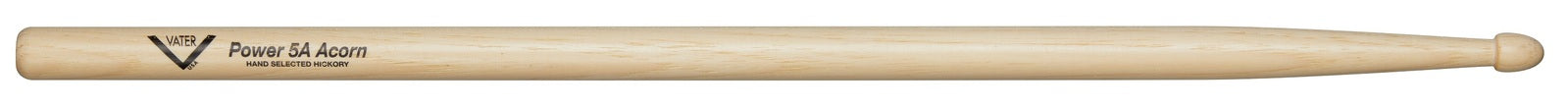 Vater VHP5AAW American Hickory Power 5A Acorn Wood Tip Drumsticks
