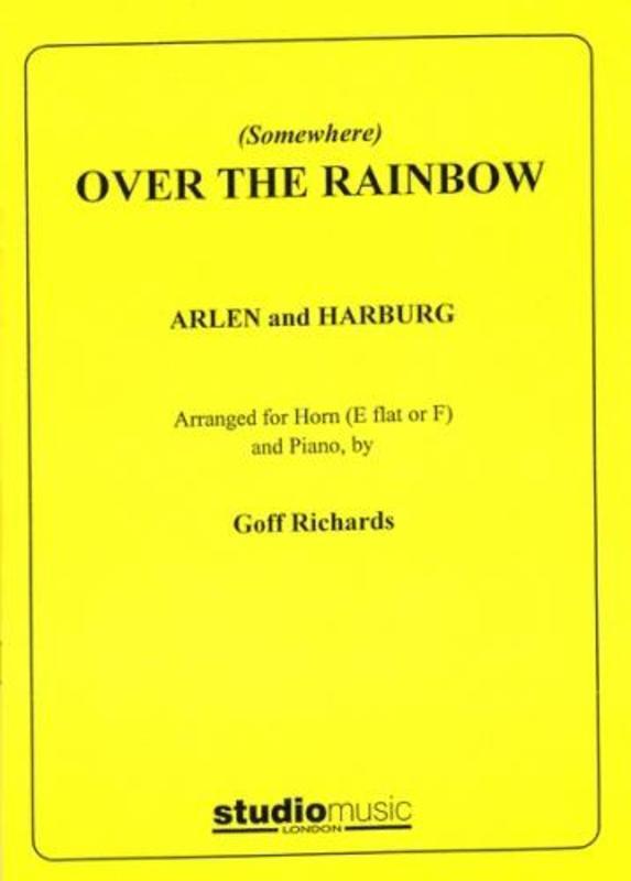 Over The Rainbow French Horn (Or Ehn) Piano Book