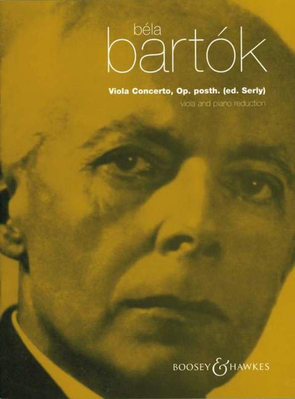 Bartók: Viola Concerto — Viola & Piano, arr. Primrose (Boosey & Hawkes)