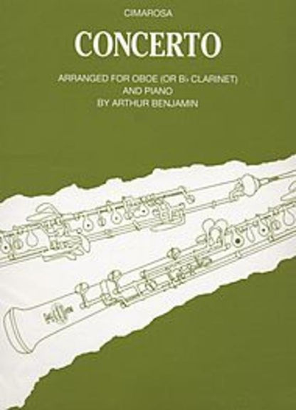 Cimarosa Concerto for Oboe and Strings, Piano Accompaniment, Boosey & Hawkes, 20 Pages, Trinity Syllabus Grade 7 — view 2