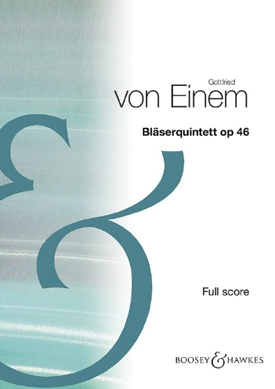 Wind Quintet Op 46 Study Score