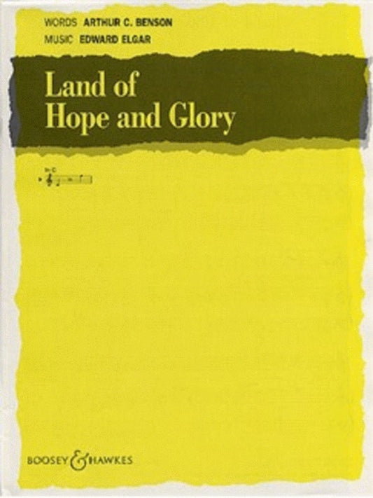 Land Of Hope And Glory Med Voice / Piano Single S Book
