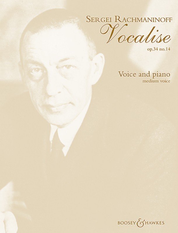 Rachmaninoff: Vocalise, Op. 34 — Medium Voice & Piano (Boosey & Hawkes)