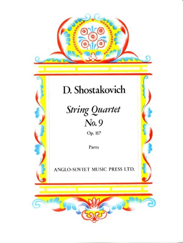 String Quartet No 9 Op 117 E Flat Major Book