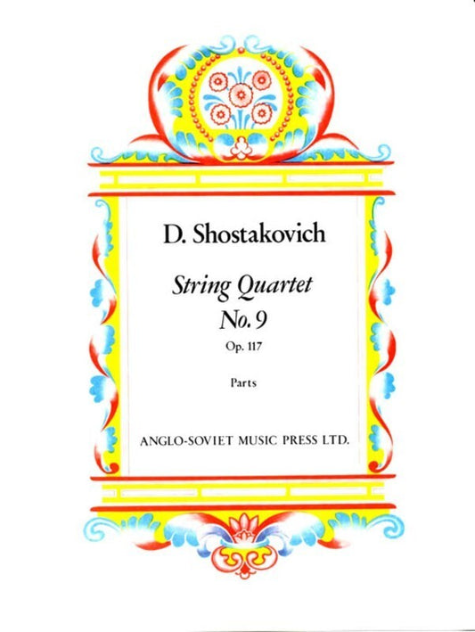 String Quartet No 9 Op 117 E Flat Major Book