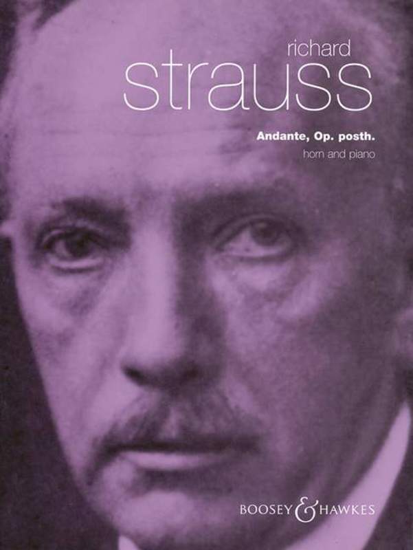 Strauss - Andante Op Posth Av 86A French Horn/Piano