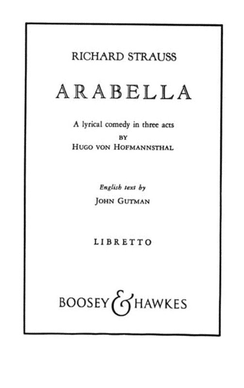 Arabella (English Only