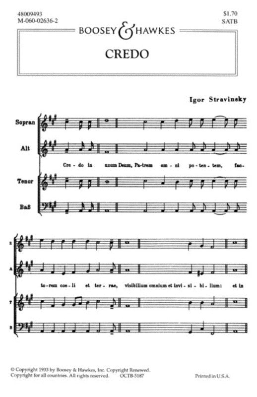 Credo SATB