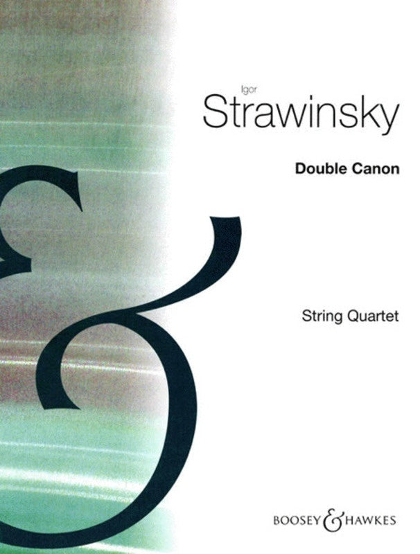 Stravinsky Dbl Canon