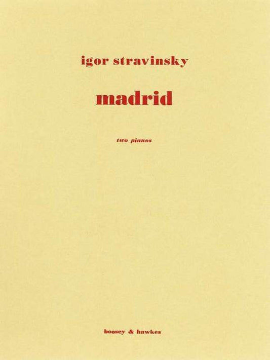 Madrid 2 Pianos Book