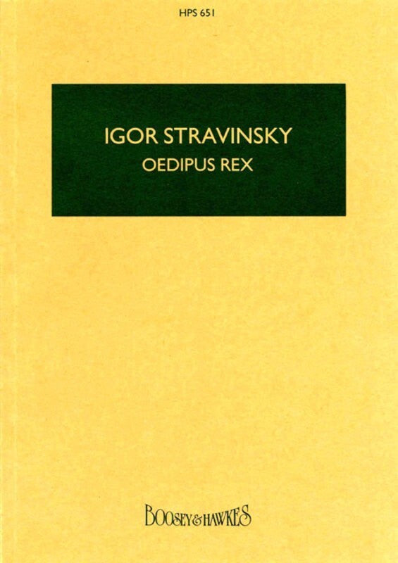 Oedipus *M Study Score