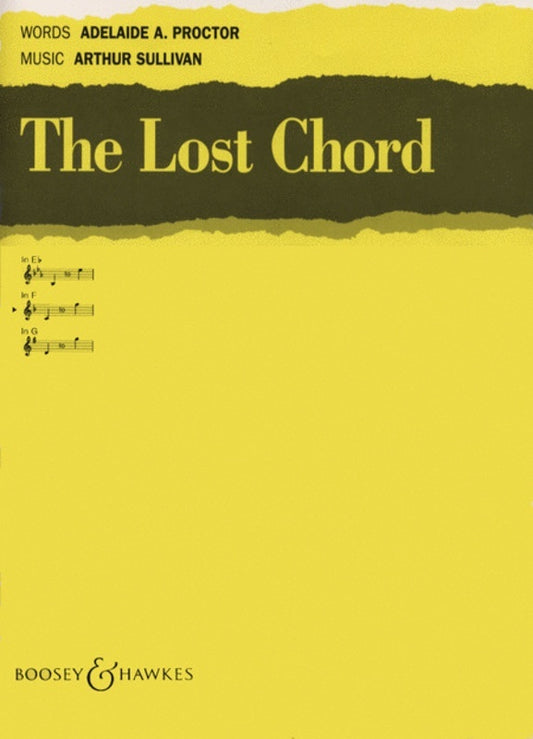 Lost Chord In F Vo/Piano Book