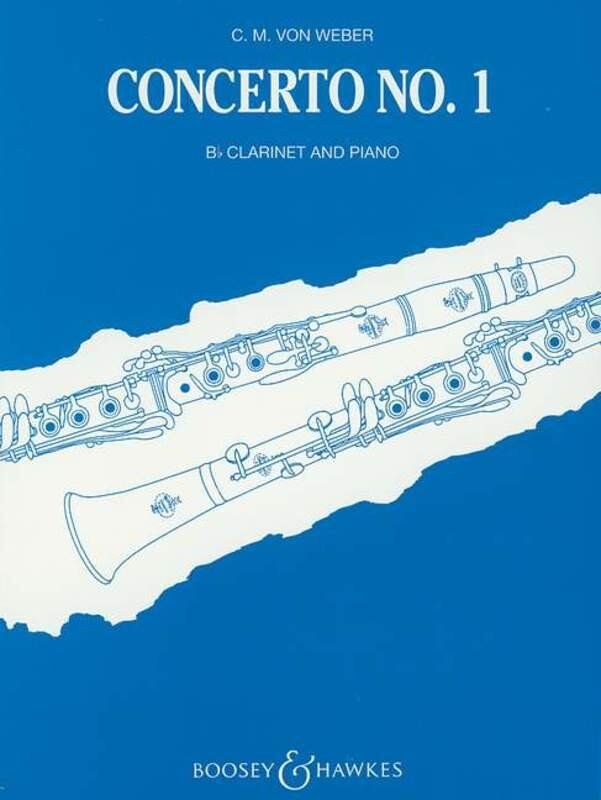 Weber Concerto No. 1 Op. 73 for Clarinet and Piano, Arranged by Eric Simon, 28 Pages, Published by Boosey & Hawkes