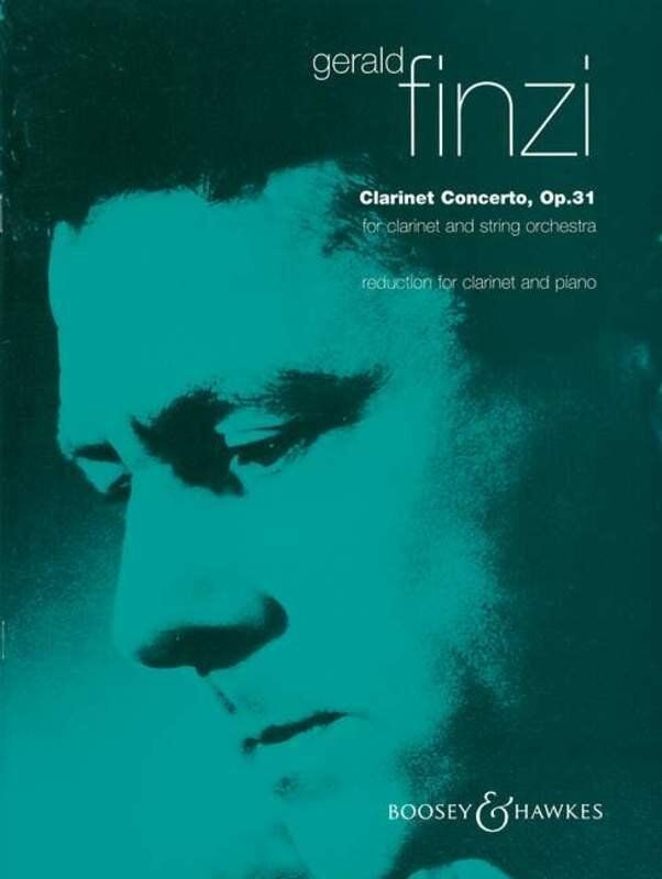Finzi Clarinet Concerto Op. 31 for Clarinet and Piano, 36 Pages, Published by Boosey & Hawkes