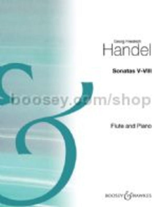 Sonatas 8 Book 2 Nos 5 To 8 Ed Fleury Flute Piano Book