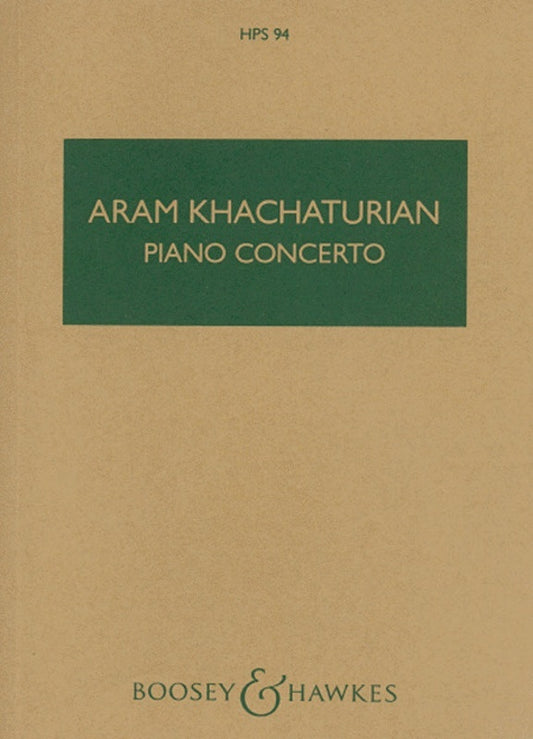 Piano Concerto Study Score Hps 94 Book