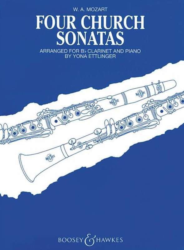 Mozart: 4 Church Sonatas — Clarinet & Piano (Boosey & Hawkes)