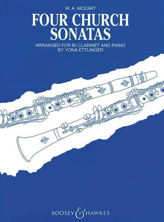 Mozart: 4 Church Sonatas — Clarinet & Piano (Boosey & Hawkes)