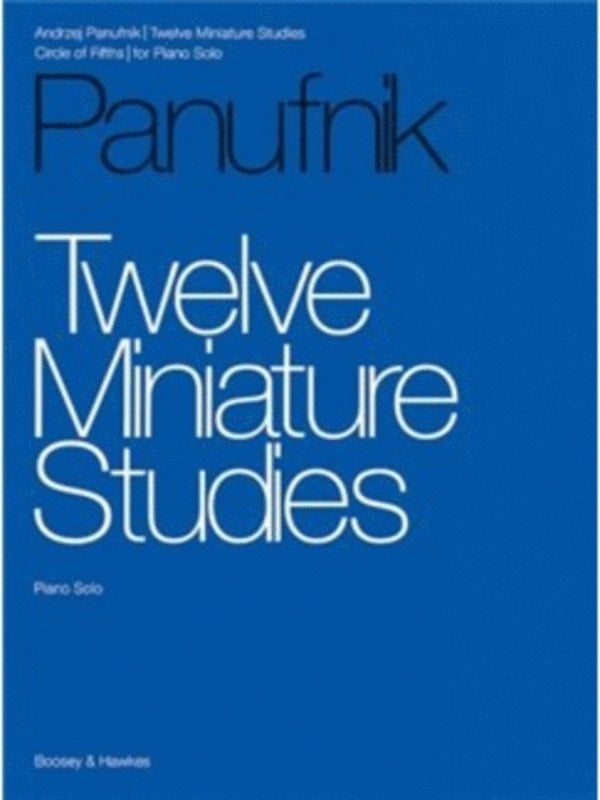 12 Miniature Study Piano Book