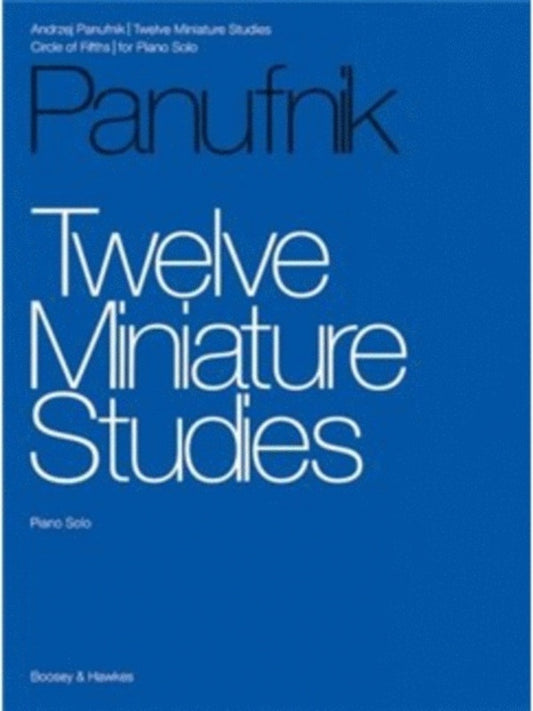 12 Miniature Study Piano Book