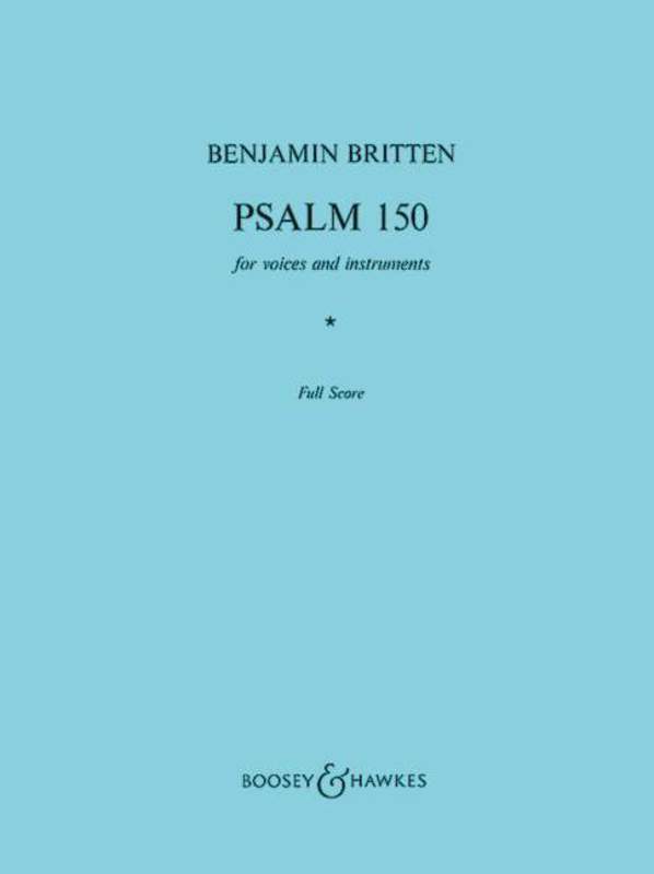 Psalm 150 Op 67 Full Score