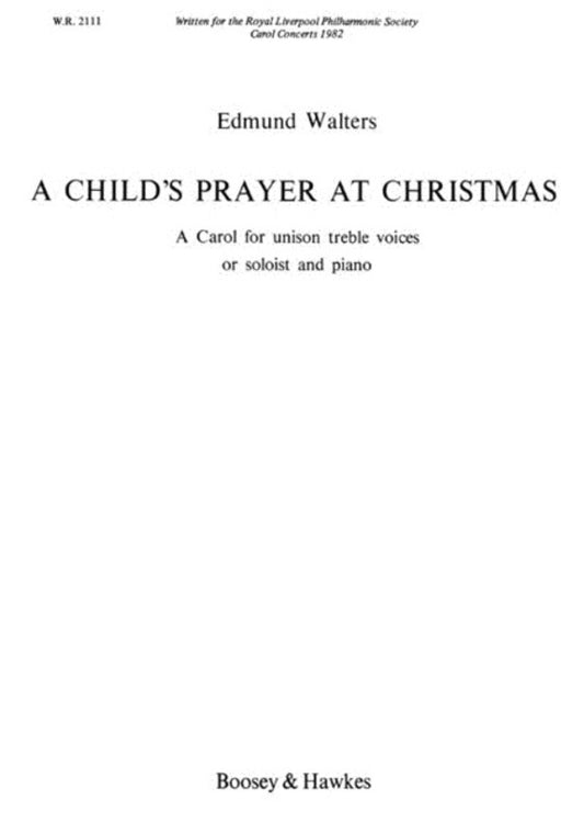 A Childs Prayer At Chr