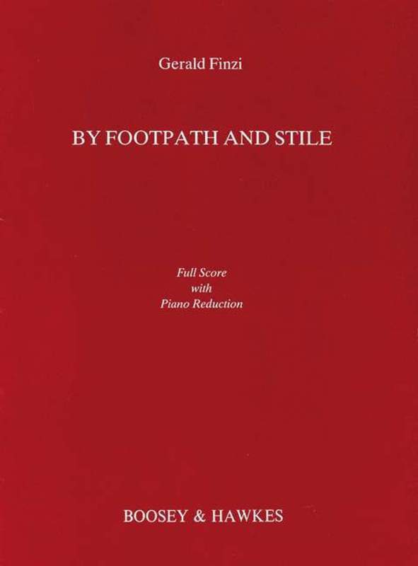 By Footpath And Stile Baritone And Piano Red Sc Book