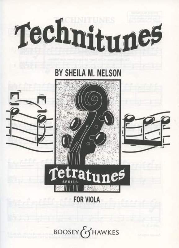 Sheila Nelson: Technitunes — Viola (Tetratunes Series, Boosey & Hawkes)