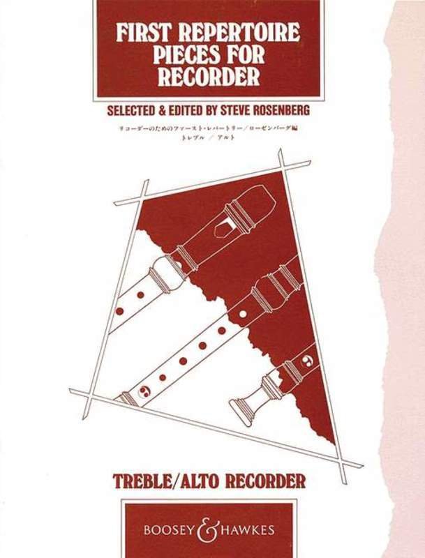 First Repertoire Pieces for Treble Recorder — arr. Steve Rosenberg (Boosey & Hawkes)