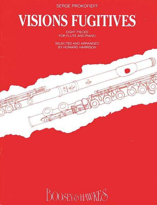 Visions Fugitives Op 22 Flute Piano Book