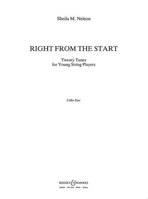 Right from the Start — Cello Part — Sheila Nelson (Boosey & Hawkes)
