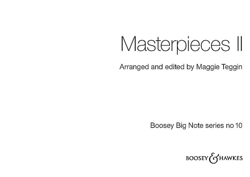 Masterpieces Ii Piano Book