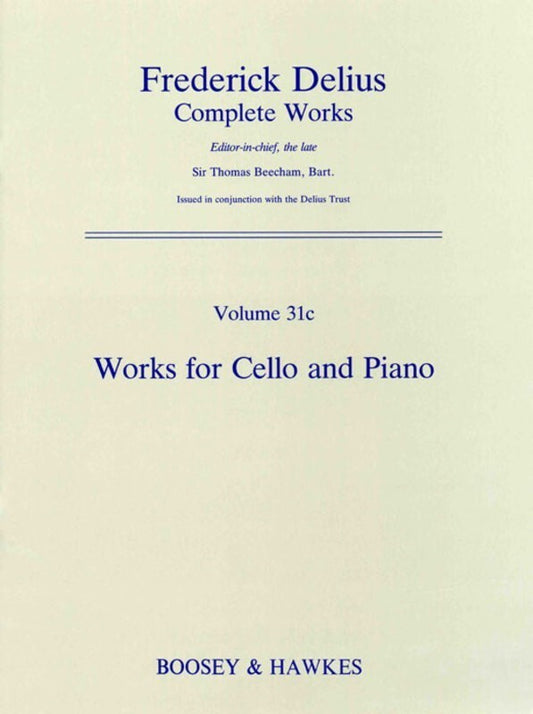 Works For Cello And Piano Book