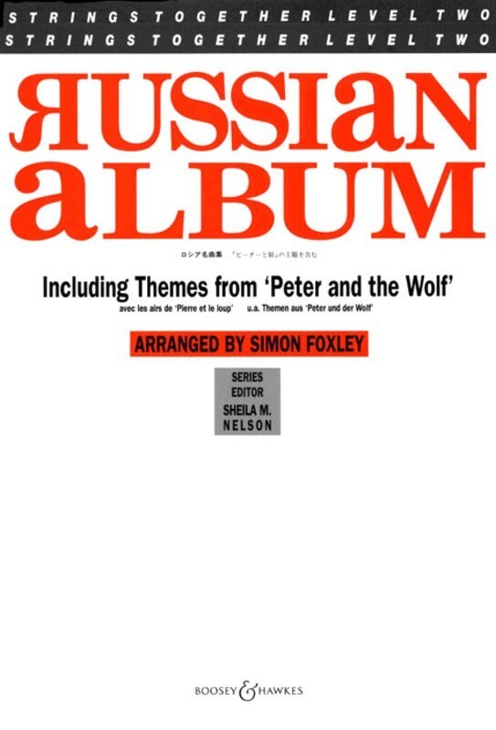 Russian Album String Orchestra Score/Parts Book