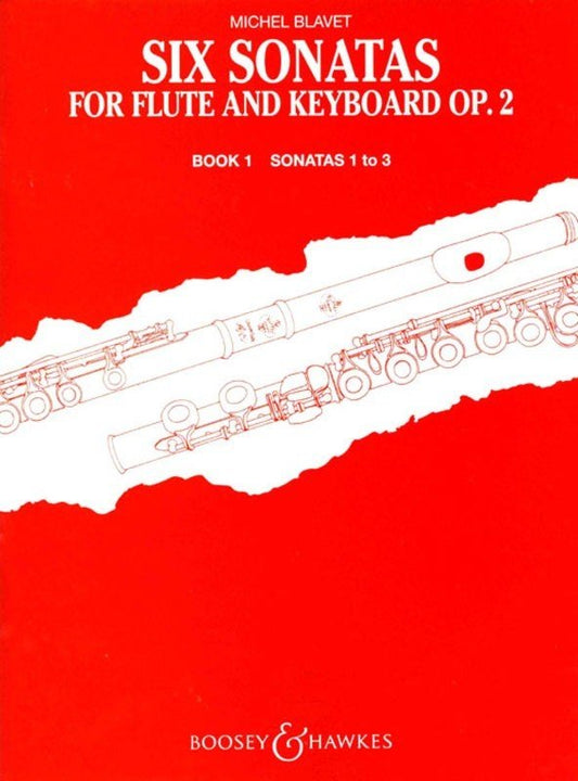 Blavet - 6 Sonatas Op 2 Bk 1 No 1-3 Flute/Piano (Boosey & Hawkes)
