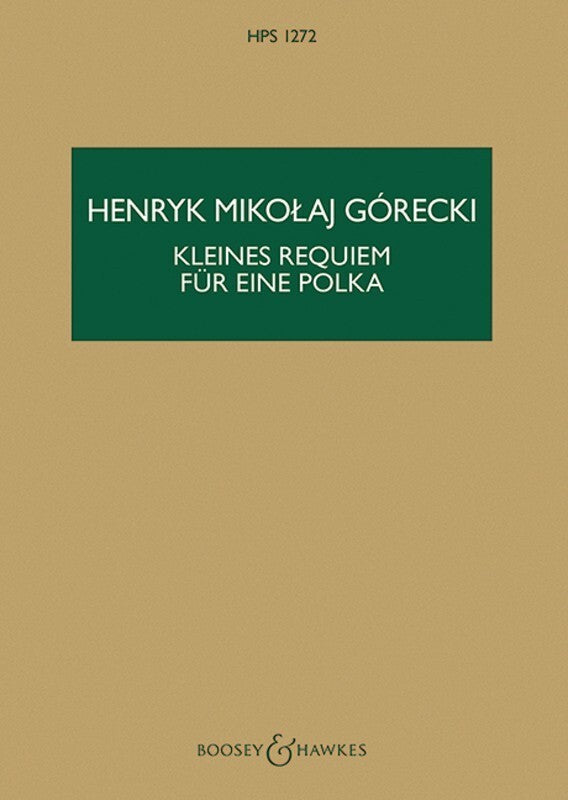 Kleine Requiem Stdy Sc