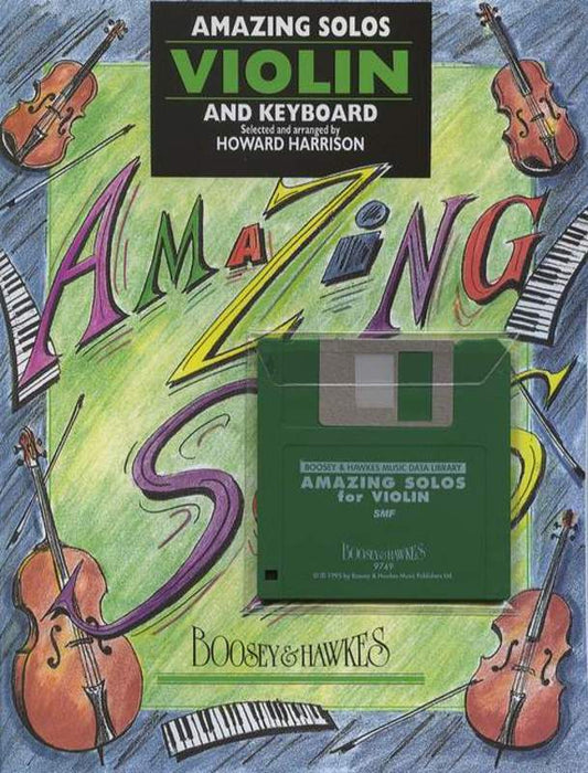 Amazing Solos Violin/Piano Book/Midi Disk (Softcover Book/Midi Disk) Book