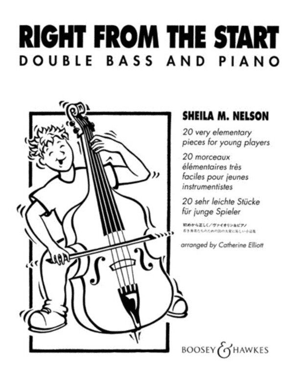 Right from the Start for Double Bass and Piano by Sheila Nelson