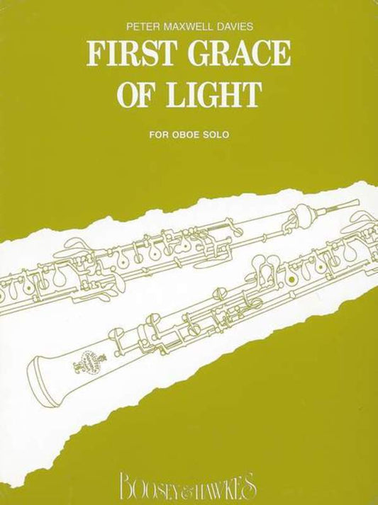 First Grace Of Light Oboe Book
